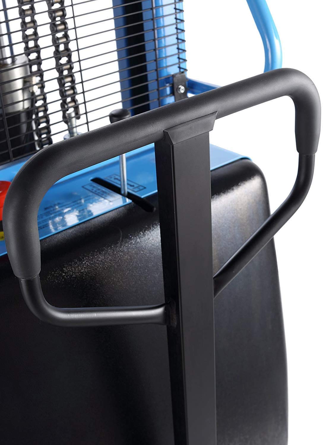 DoubleWin Semi-Electric Straddle Stacker Powered High Lift Pallet Stacker Forklift Truck with Adjustable Fork, 3300 lbs Capacity, 118" MAX Lifting Height, 42" Length X 8.3"-32.7" Adjustable Width Fork