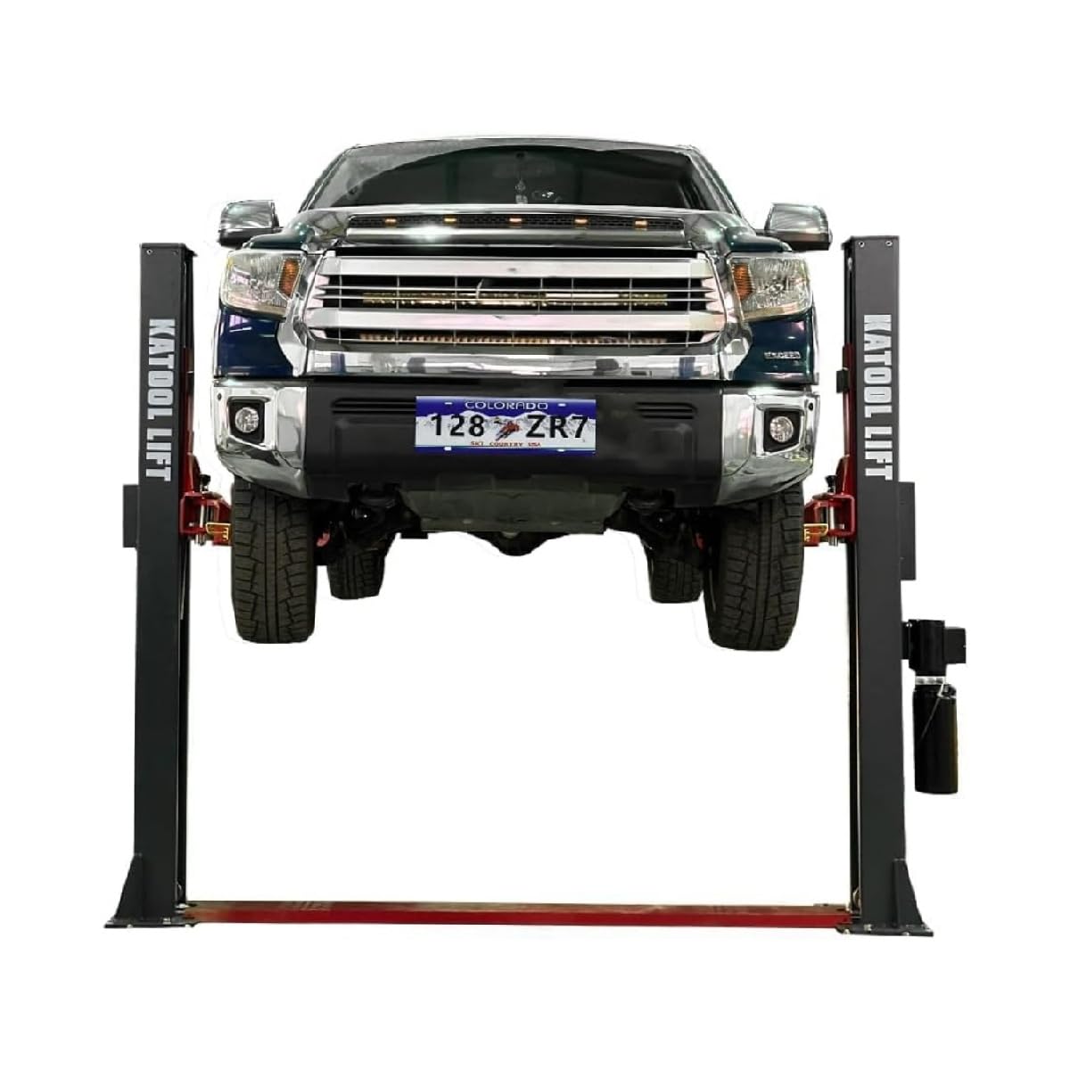 12000 Lbs 4.0HP KT-H120D Two Post Lift Single Lock Release Auto Lift, Car Hoist, 2 Post Truck Lift Symmetric Arms & Dual Hydraulic Cylinders