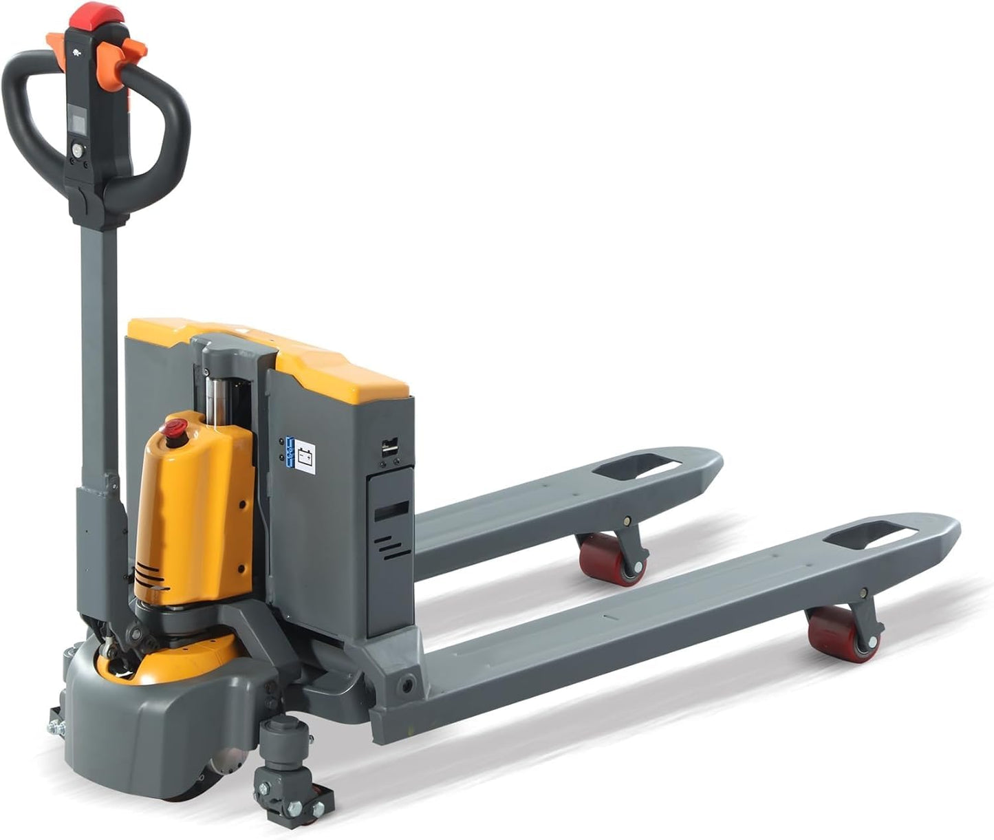 APOLLOLIFT 3300lb Capacity Electric Pallet Jack Truck, Lithium Powered Pallet Truck 48"x27" Forks Lift Jack for Narrow Spaces