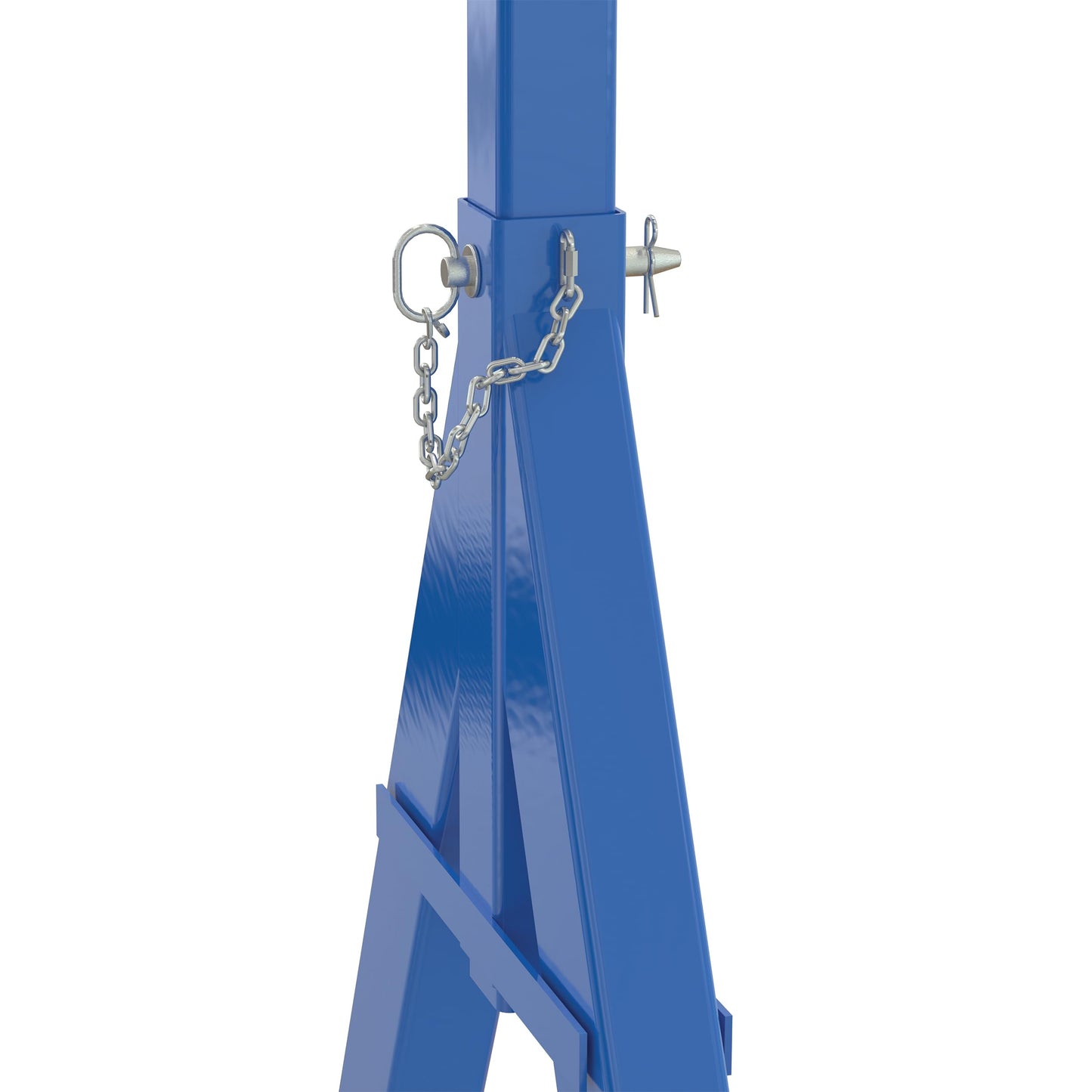 Vestil FHS-2-15 Steel Fixed Gantry Crane with Glass Filled Nylon Casters 15 Ft. 2000 Lb. Capacity Blue