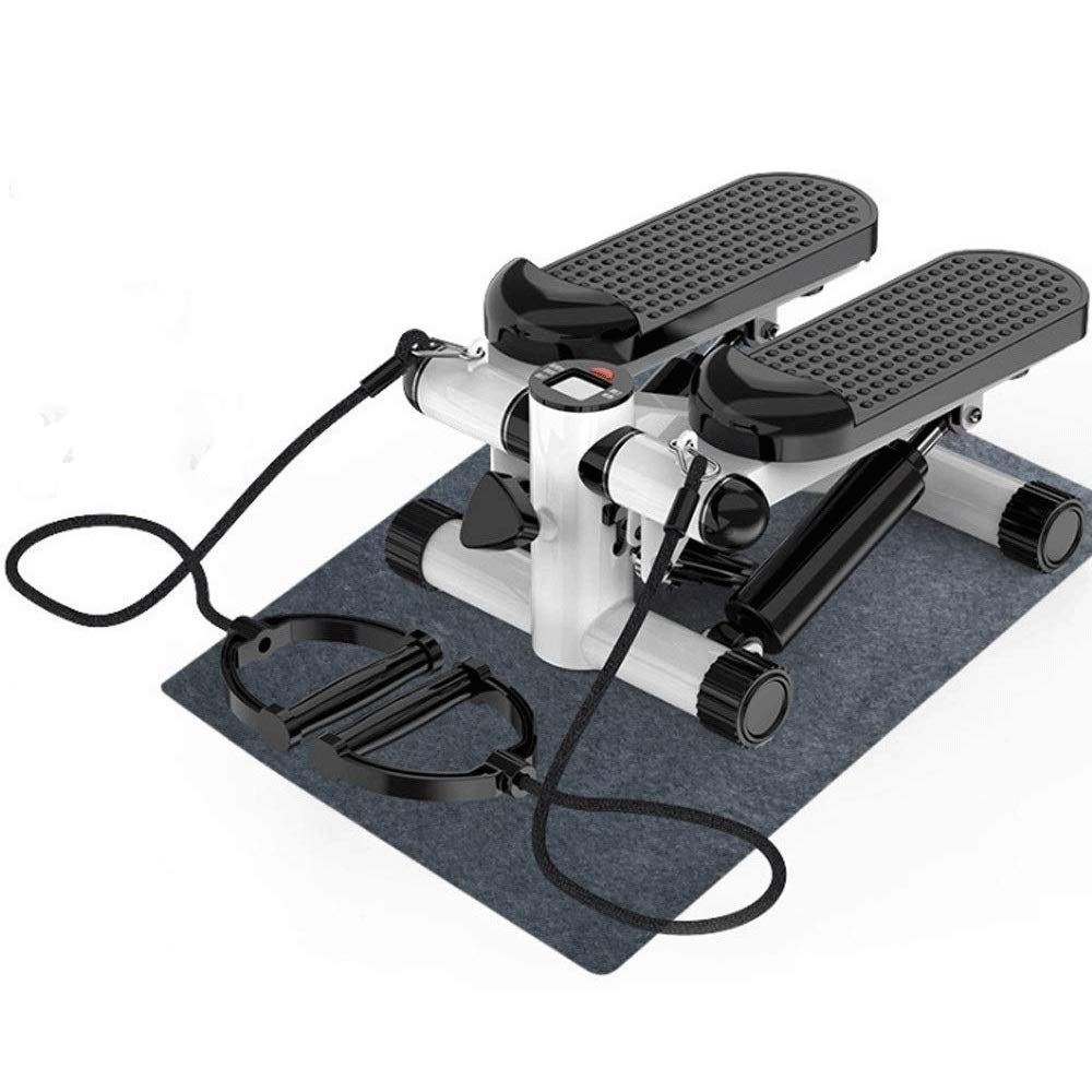 ZHCWEP Stepper,Stepper - Orange, Black Fitness Stair Stepper, Mini Stepper Fitness Cardio Exercise Trainer, Adjustable Height Stepper Machine with Twisting Action