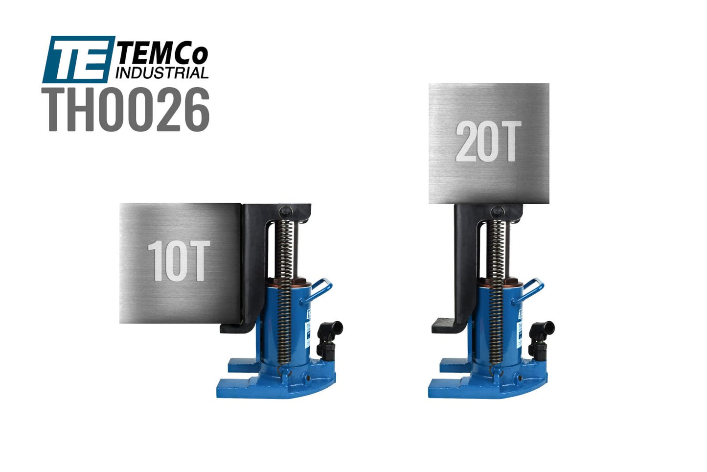 TEMCo Hydraulic Container/Machine Toe Jack (10 Ton - 20 Ton) Lift Capacity TH0026