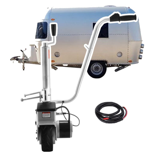 Electric Trailer Dolly, 5000Lbs Capacity, 12V/350W Motorized Trailer Support Wheel, for Trailers, Boats