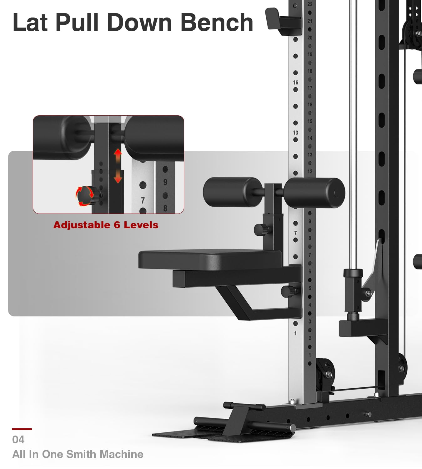 DONOW Smith Machine with Weight Stacks, Multi Function Home Gym System Training Power Cage Squat Rack Dual Cable Crossover Machine All in One