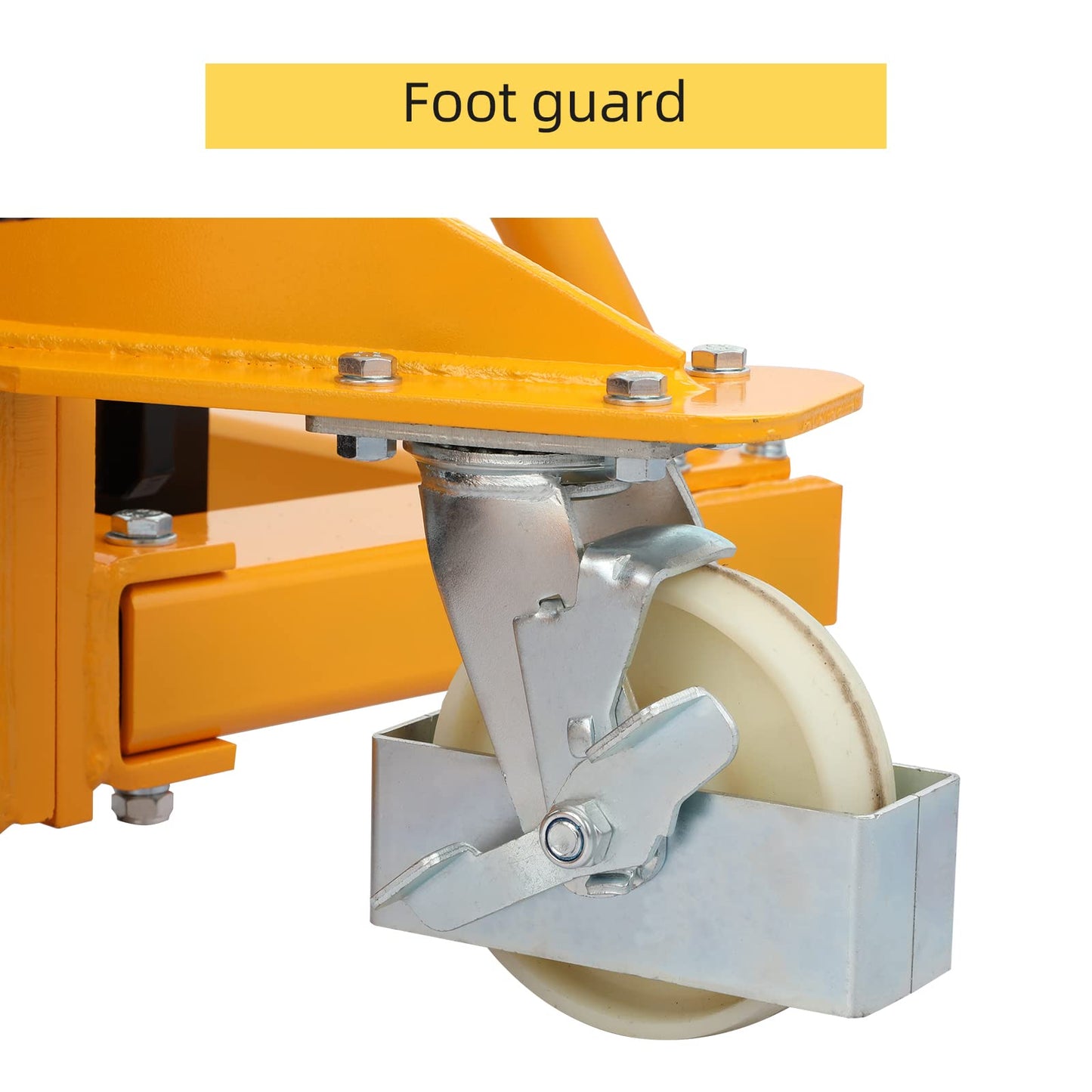 APOLLOLIFT Manual Forklift Pallet Straddle Legs Stacker Material Lifter 63" Lifting Height 2200lbs Max.Capacity-2PCS