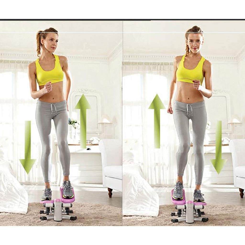Stepper,Mini-Swing Indoor Stair Portable Home Gym for Women and Man,Cardio Fitness with Monitor, Exercise Machine for Full-Body Workout