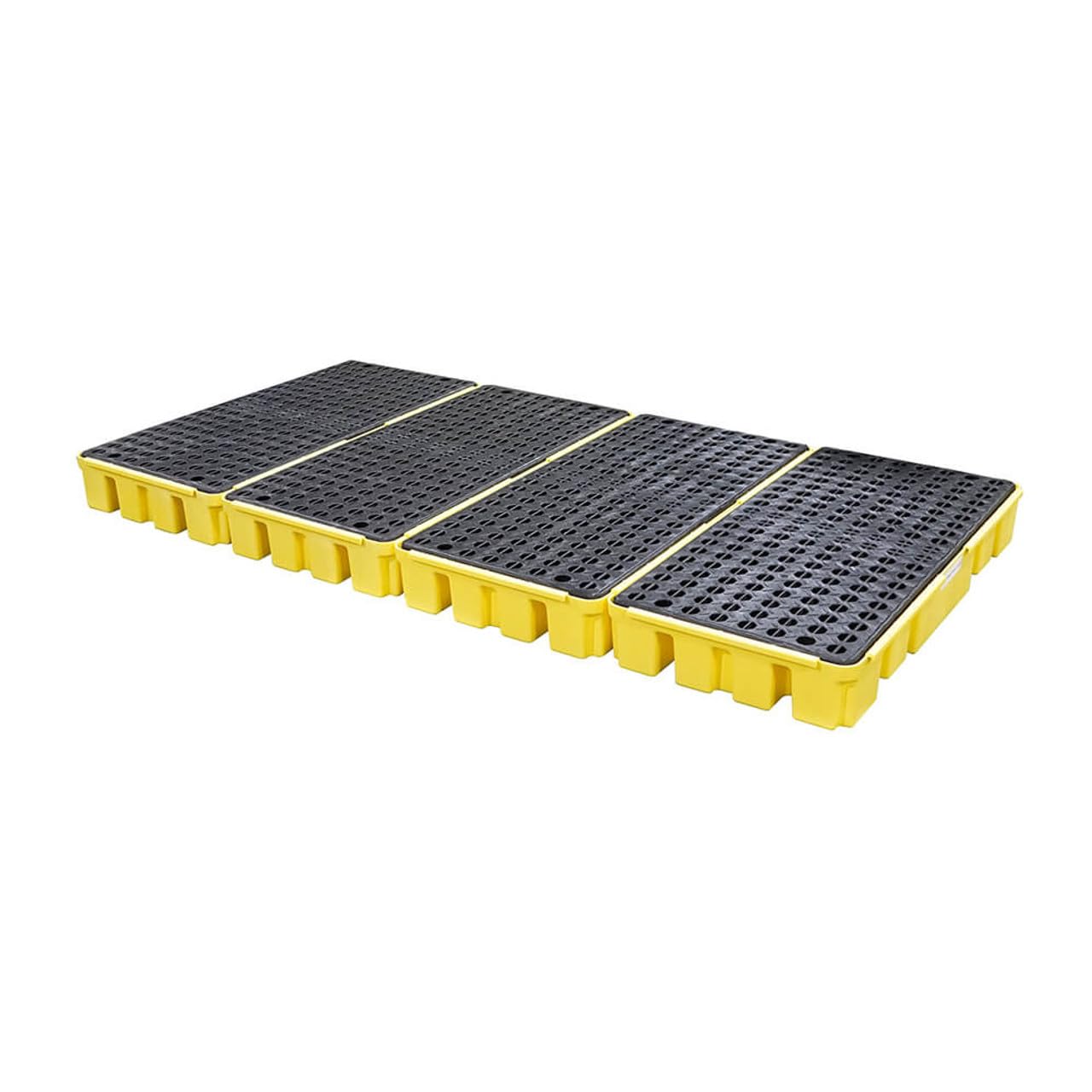 ENPAC 8 Drum Modular Spill Pallet Platform with Forklift Pockets, 96"x49"x6.5", 4000 lbs. Load Capacity Containment, 102-Gallon, Forkliftable, EPA/OSHA Compliant, Made in USA