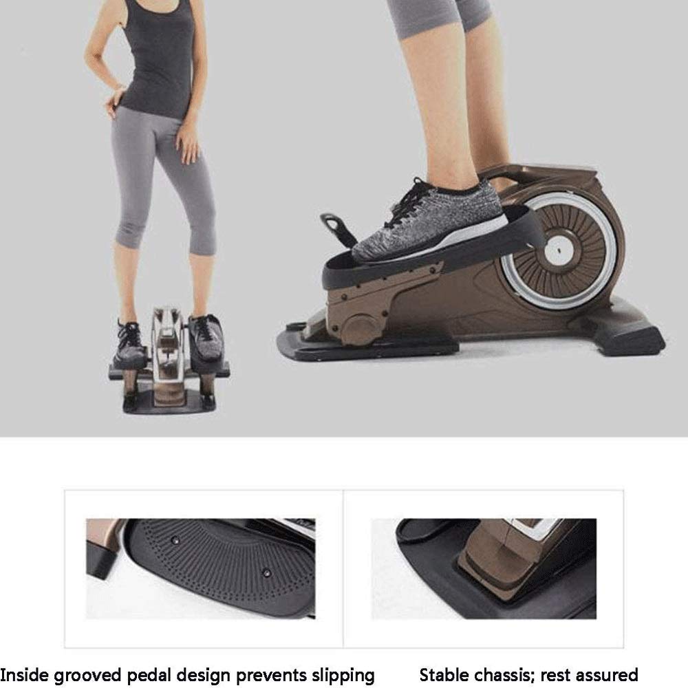 Exercise Step Machine Portable Mute Stepper Pedal, Fitness Stair Stepper with Monitor, Exercise Machine with Resistance