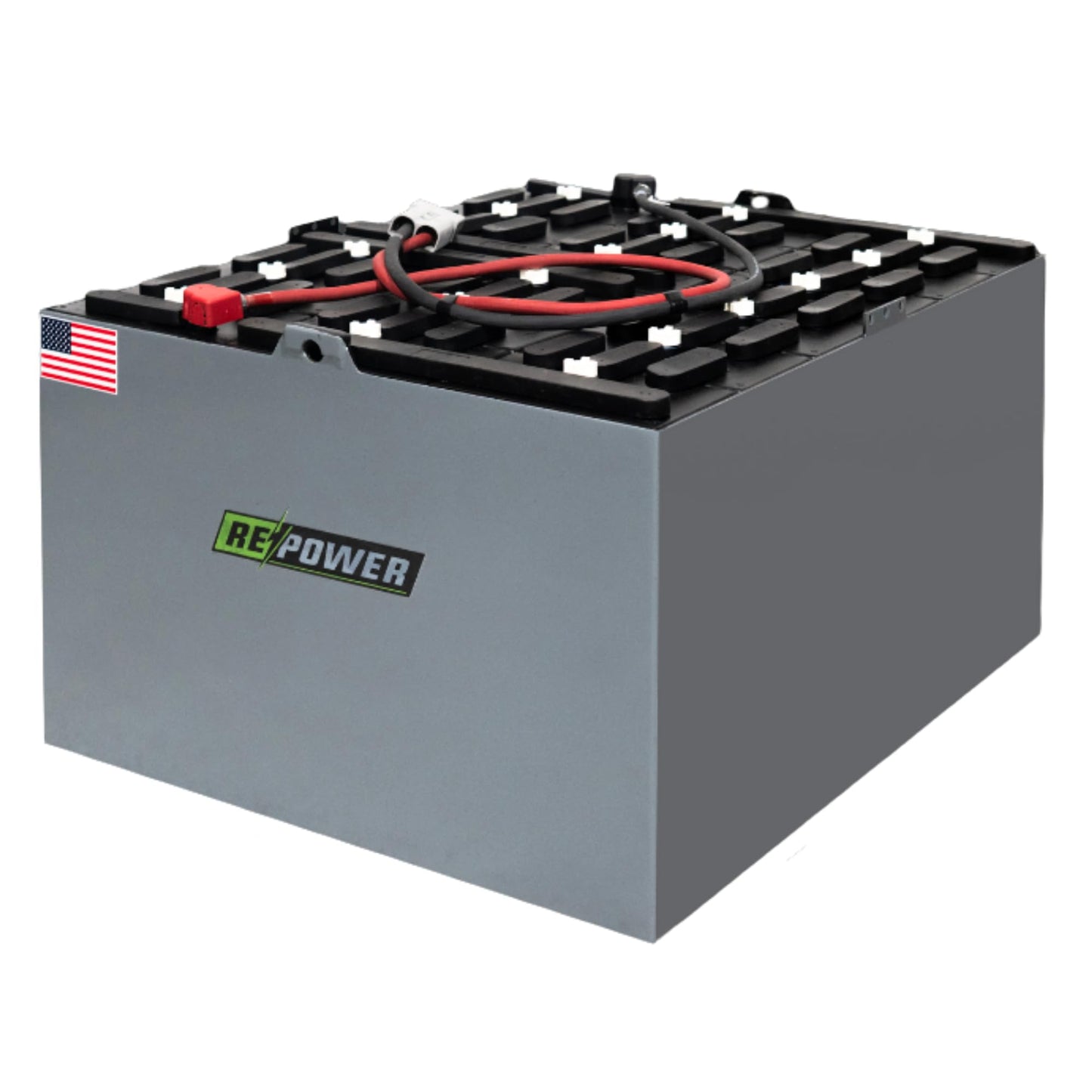 Repower - 36V Forklift Battery - Reconditioned Lead Acid for Electric Forklifts - Heavy Duty Industrial Power - 18-85-29 Series 32x23 - Warehouse Equipment - Compatible with Systems