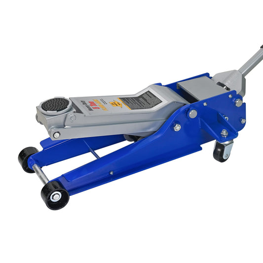Floor Jack 5Ton/11000lbs.Dual Piston Fast Lifting Pump.Ultra Low Profile Floor Jack,Lifting Range 3.54"-21.65" .Heavy Duty Hydraulic Racing Car Jack for MVPs,SUVs and Trucks.Trolley Jack