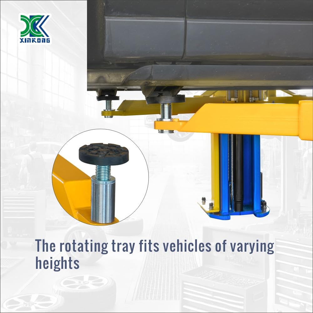 XK-1500 Two Post Auto Lift 3+3 Enhanced Lifting Arm Capacity 15000 Lbs Car Lift Truck Hoist with 36 Months Parts Replacement