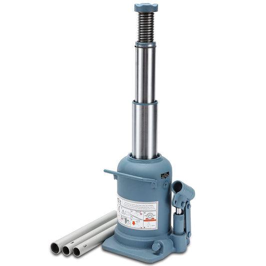 BAOSHISHAN Double Ram Bottle Jack Hydraulic Welded Jack Truck Jack 12 Ton (High Lift)