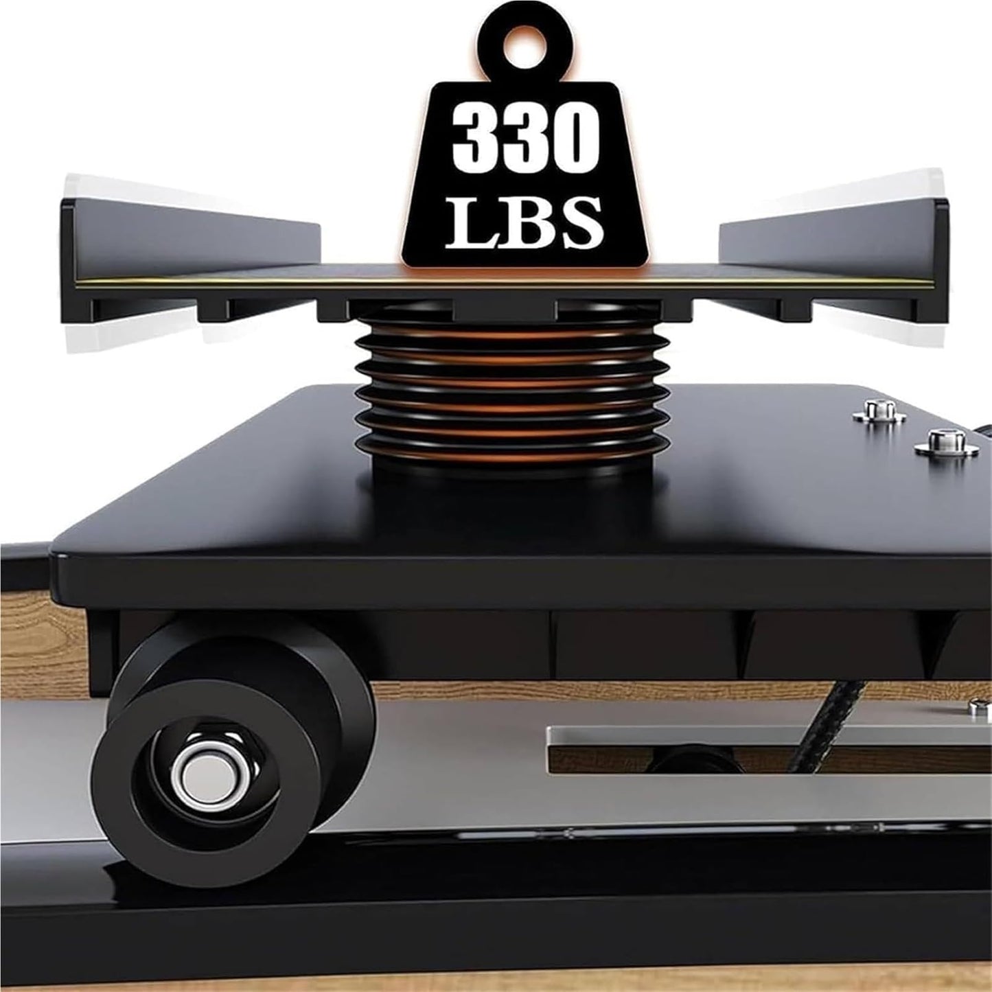 Ski Simulator，Ski Machine， Indoor Simulated Fitness Machine for Home Gym Workout Multifunction Cardio Exercise