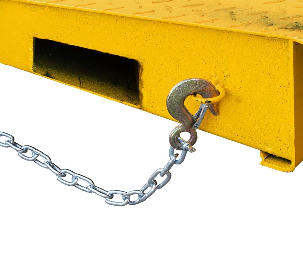 Mytee Products 68" x 86" HD Steel Shipping Container Loading Ramps, 14,000 Lbs Capacity
