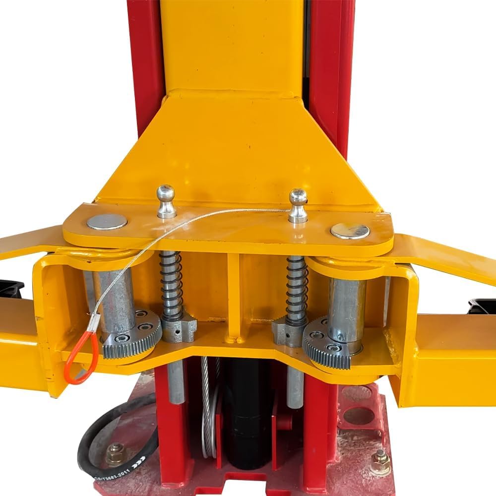 KATOOL 12000 lbs Extra Height 167inch 2 Post Lift Two Post Car Lift AK-M120 Auto Lift Car Lift Hoist 2 Post Car Lift (Extra Height, red)