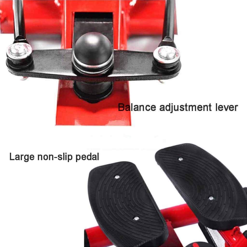 Step Machine Mini with Adjustable Stepper, with Hydraulic Resistance, Stair Stepper Exercise Machine Large Non-Slip Ped