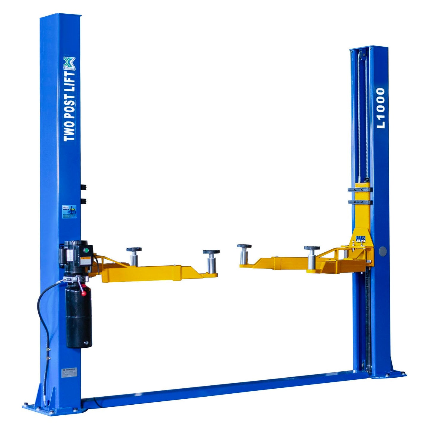 XK-L1000 Auto Truck Hoist 220V Vehicle Lift 10,000 Lbs 2 Post Car Lift 12 Months Parts Replacement