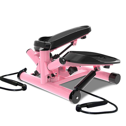 ZHCWEP Stepper,Stepper - Pink, Purple Fitness Stair Stepper, Mini Stepper Fitness Cardio Exercise Trainer, Adjustable Height Stepper Machine with Twisting Action
