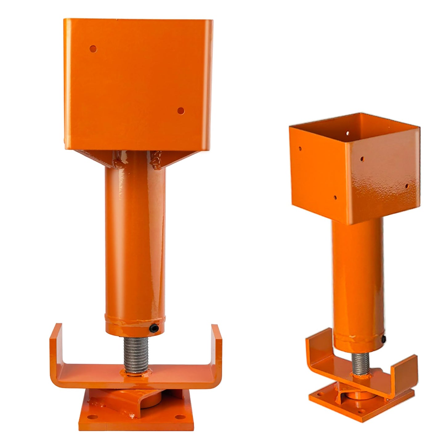 6x6 (Actual 5.5"x5.5") Screw Jack, Adjustable House Floor Jacks for Leveling, 15.75"-21.75" Height Range, Heavy Duty Jack Post Basement Shore Beams Screw Jacks, 30000 lbs Max Load Capacity，1 Pack