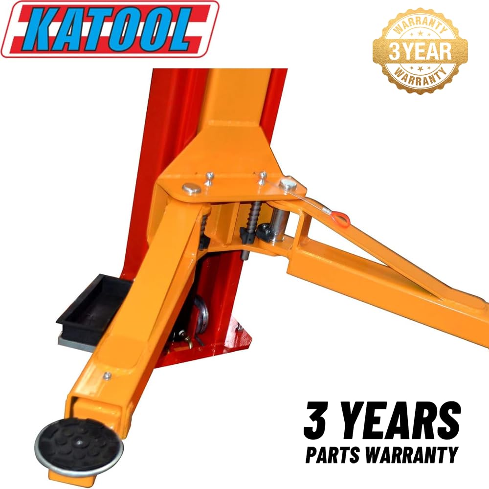 KATOOL 11000lbs 2 Post Lift Auto Lift Heavy Duty Load Lifter 220V Electric Motor Car Lift Auto Lift Truck Clear Floor Hoist