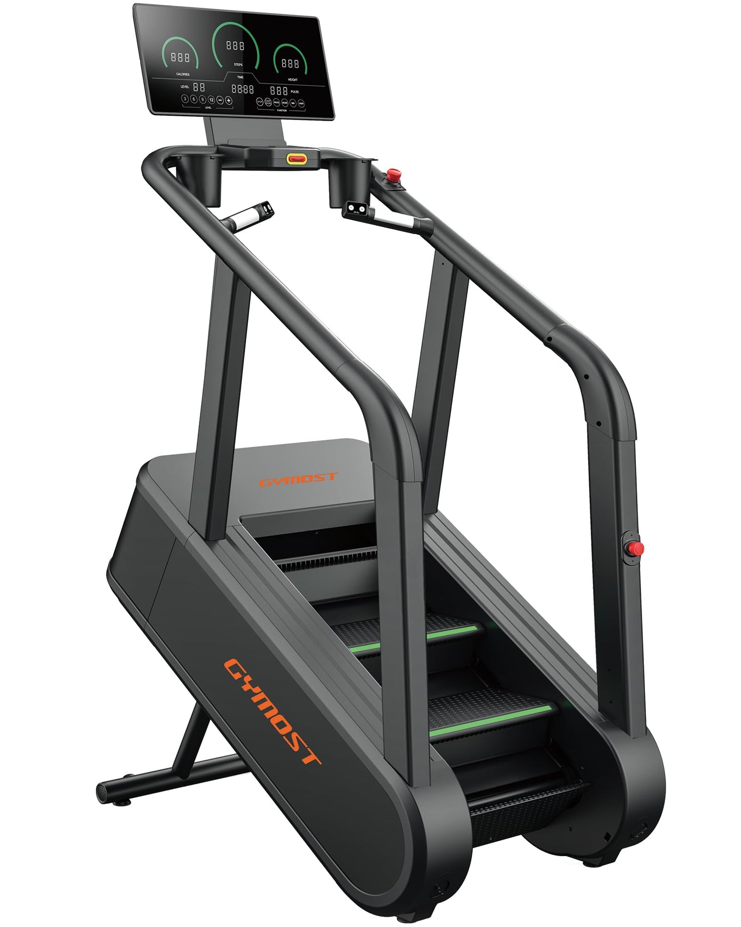 GYMOST Stair Stepper Machine with LED Display, Commercial Grade Stair Climber Exercise Machine for Home & Gym with 15 Resistance Levels, Perfect for Cardio, Lower Body Workouts