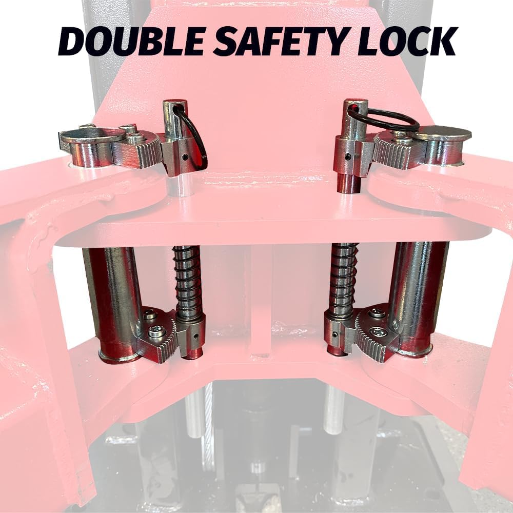 ‎KT-M150D 15000lbs Heavy Duty 2 Post Car Lift – Single Point Lock Release, 176.8" Height, 116" Passing Width, Clearfloor Design for Auto Shop & Garage