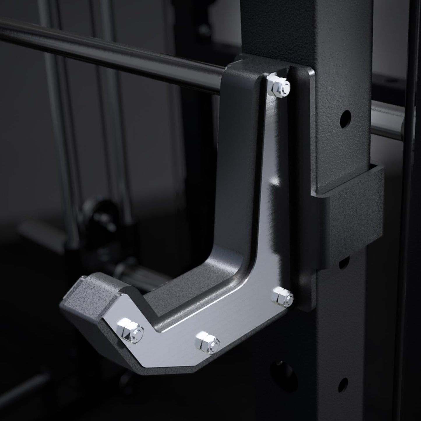 RitFit M2 Smith Machine with with Cable Crossover System, 3D Functional Trainer & Power Cage, 16 Adjustment Holes, 6 Storage Pegs for Full-Body Home Gym(M2 PRO-3D Black)