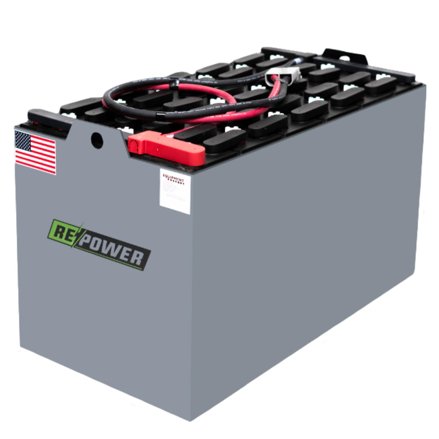 Repower - 36V Forklift Battery - Reconditioned Lead Acid for Electric Forklifts - Heavy Duty Industrial Power - 18-85-17 Series 38x20 - Warehouse Equipment - Compatible with Systems