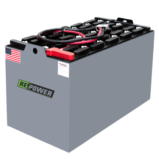 Repower - 36V Forklift Battery - Reconditioned Lead Acid for Electric Forklifts - Heavy Duty Industrial Power - 18-85-17 Series 38x20 - Warehouse Equipment - Compatible with Systems