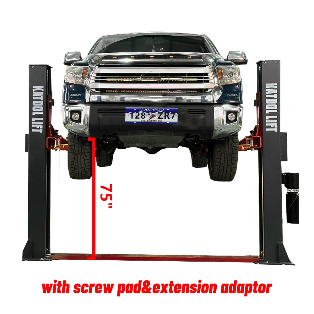 12000 Lbs 4.0HP Two Post Lift Single Lock Release Auto Lift Car Lift 2-Post Lift Truck Hoist