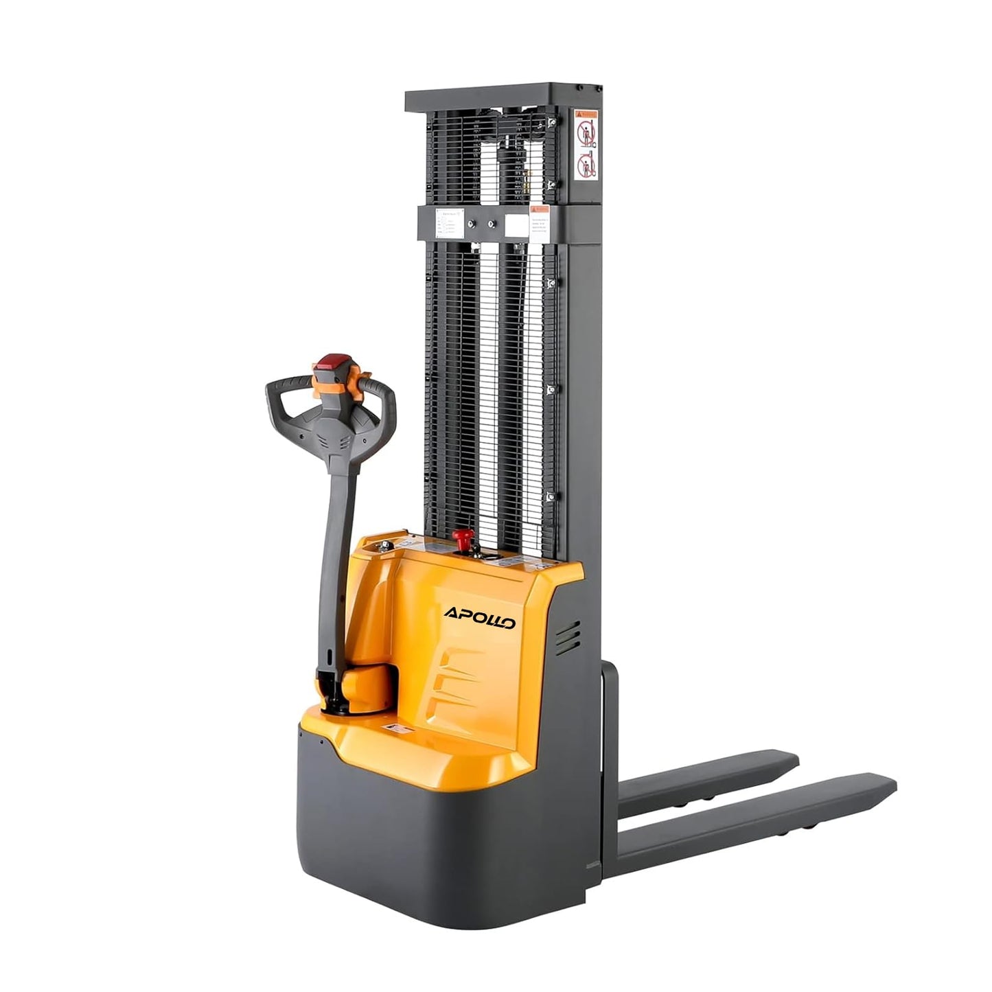 APOLLOLIFT Fully Powered Drive and Lift Electric Stacker 2640 lbs Capacity Fixed Legs 118" Lifting