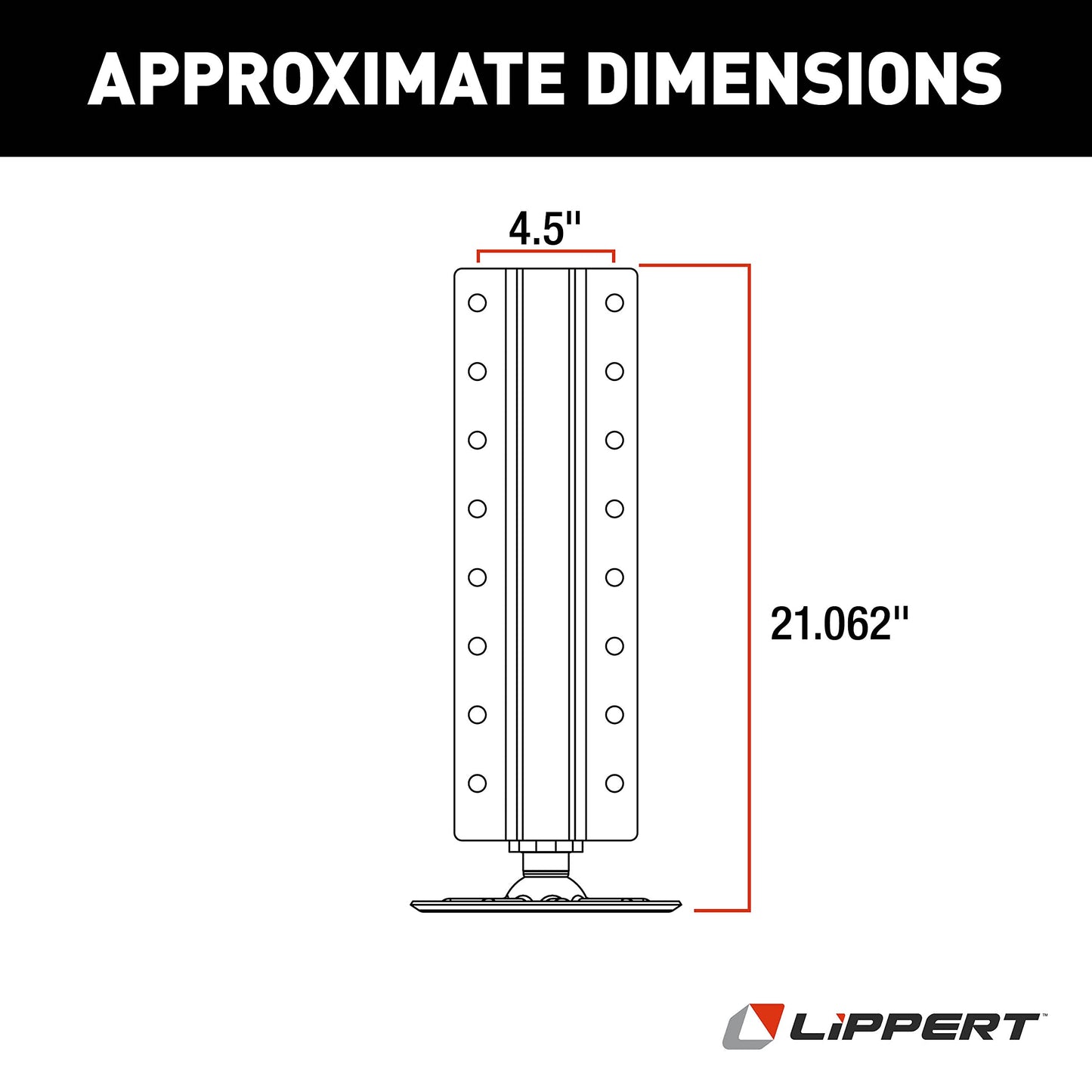 Hydraulic Replacement Jack for Level-Up System on 5th Wheel RVs and Travel Trailers