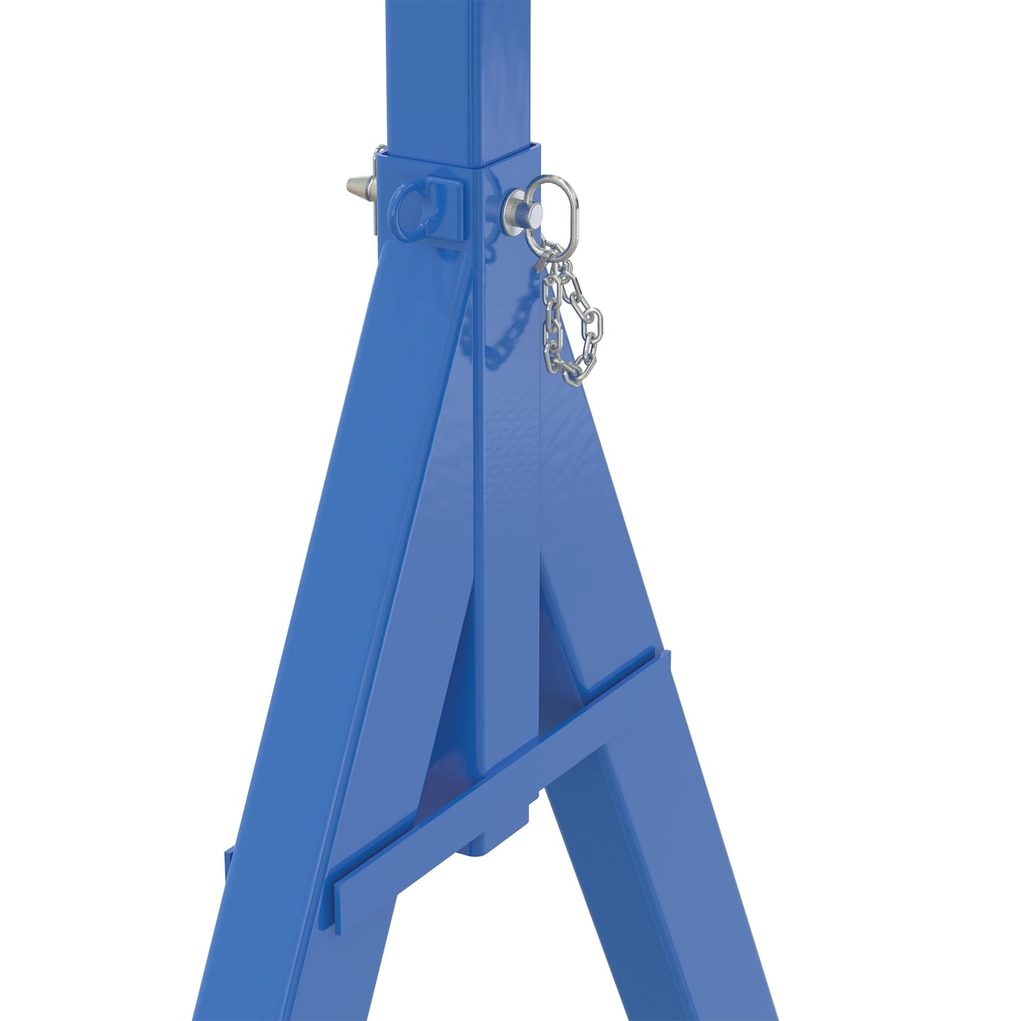 Vestil FHS-6-10 Steel Fixed Gantry Crane with Phenolic Casters 10 Ft. 6000 Lb. Capacity Blue