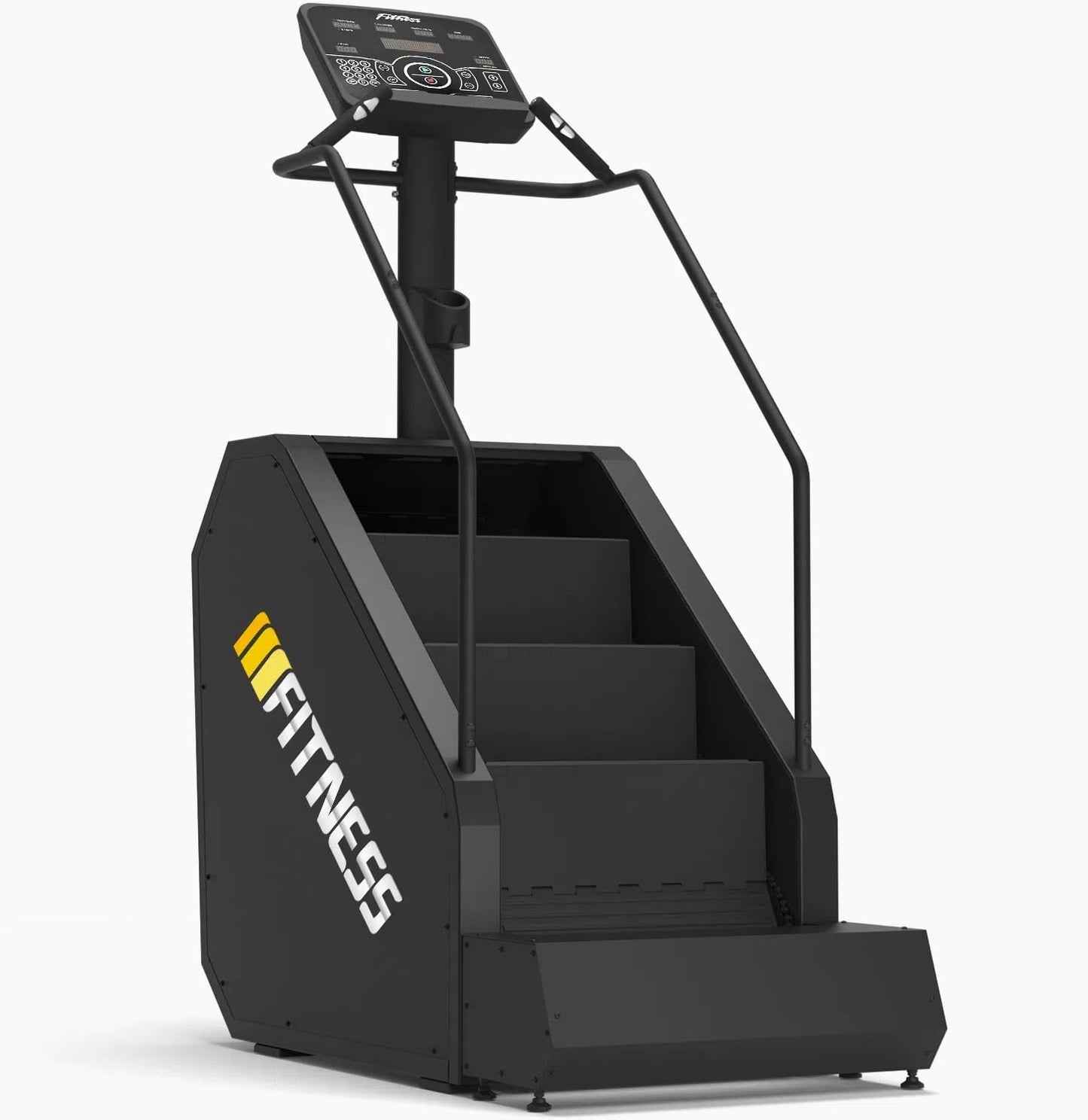 Stair Stepper with Auxiliary Ladder, Commercial Grade Stair Climber Exercise Machine,15 Speed Levels Stepping Machine for Cardio and Lower Body Workouts, 660LBS, 15-164 Steps/Minute