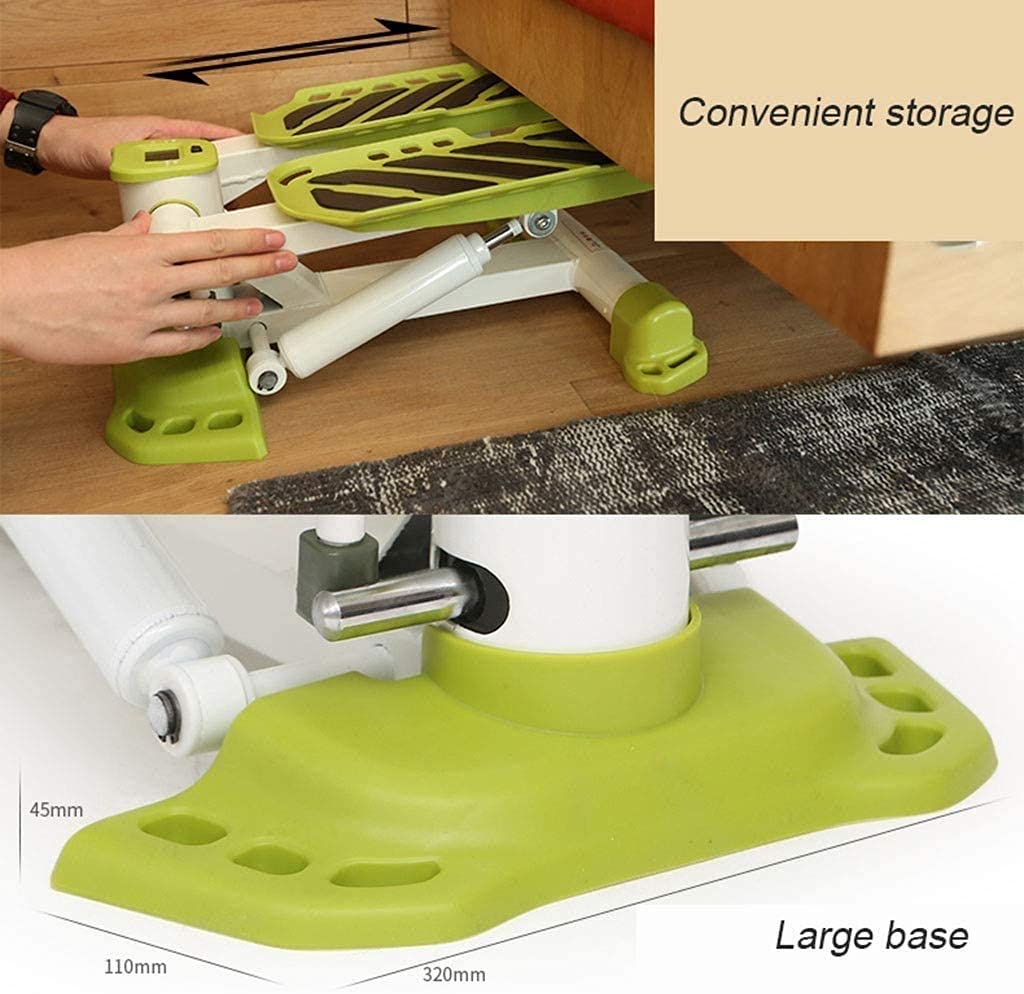 Mini Stepper,Fitness Stair Stepper Portable Twist Stair Stepper Adjustable Resistance,Fitness Exercise Machine with Resi