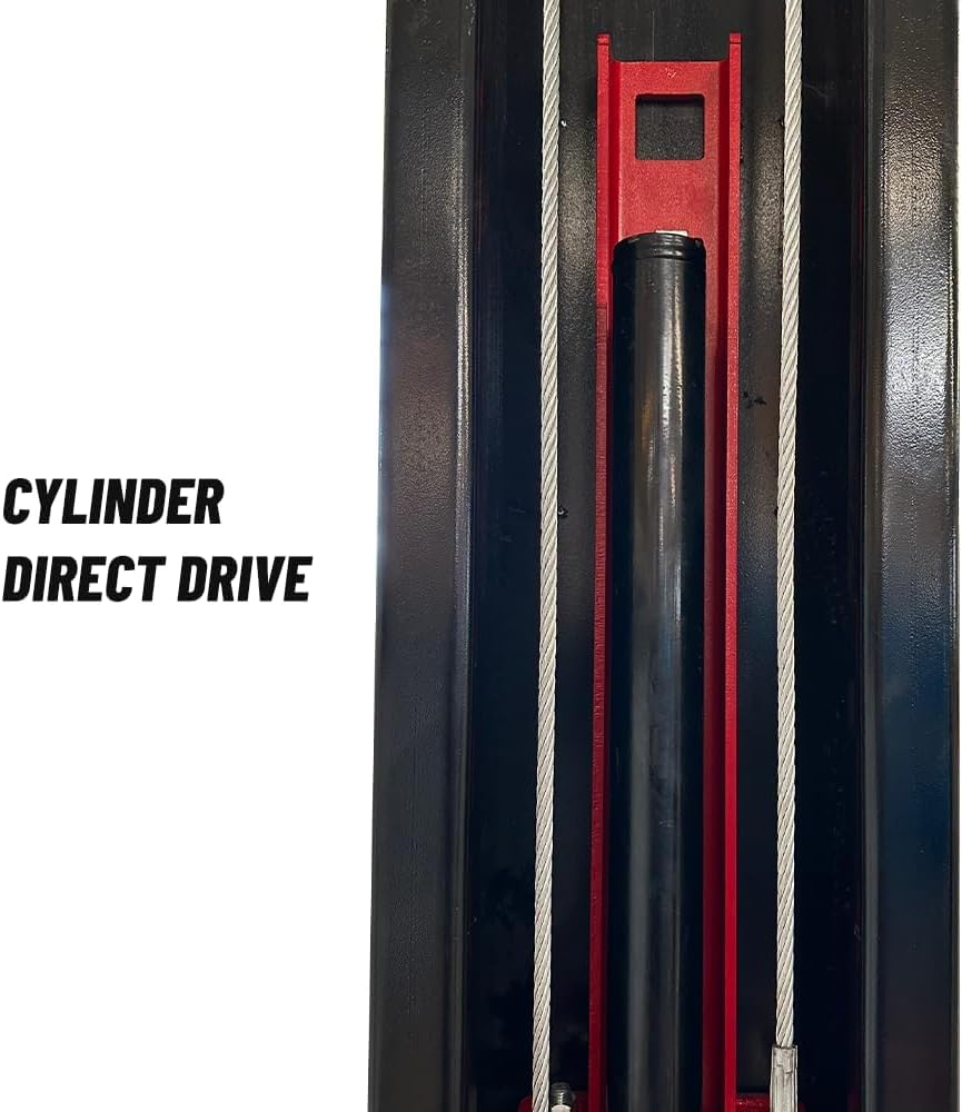 ‎KT-M150D 15000lbs Heavy Duty 2 Post Car Lift – Single Point Lock Release, 176.8" Height, 116" Passing Width, Clearfloor Design for Auto Shop & Garage