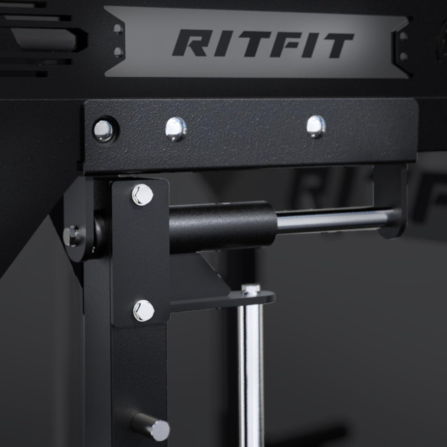 RitFit M2 Smith Machine with with Cable Crossover System, 3D Functional Trainer & Power Cage, 16 Adjustment Holes, 6 Storage Pegs for Full-Body Home Gym(M2 PRO-3D Black)