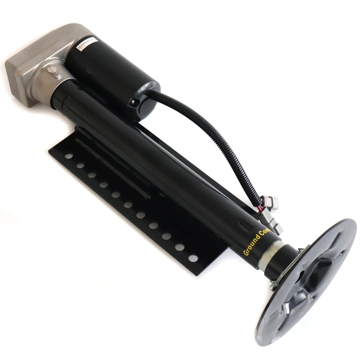5th Wheel RV Jack Left Leg, Ground Control 3.0 Automatic 5th Wheel RV Leveling System Rear Hall Effect Jack with Motor, 5000 lbs, Black 305339