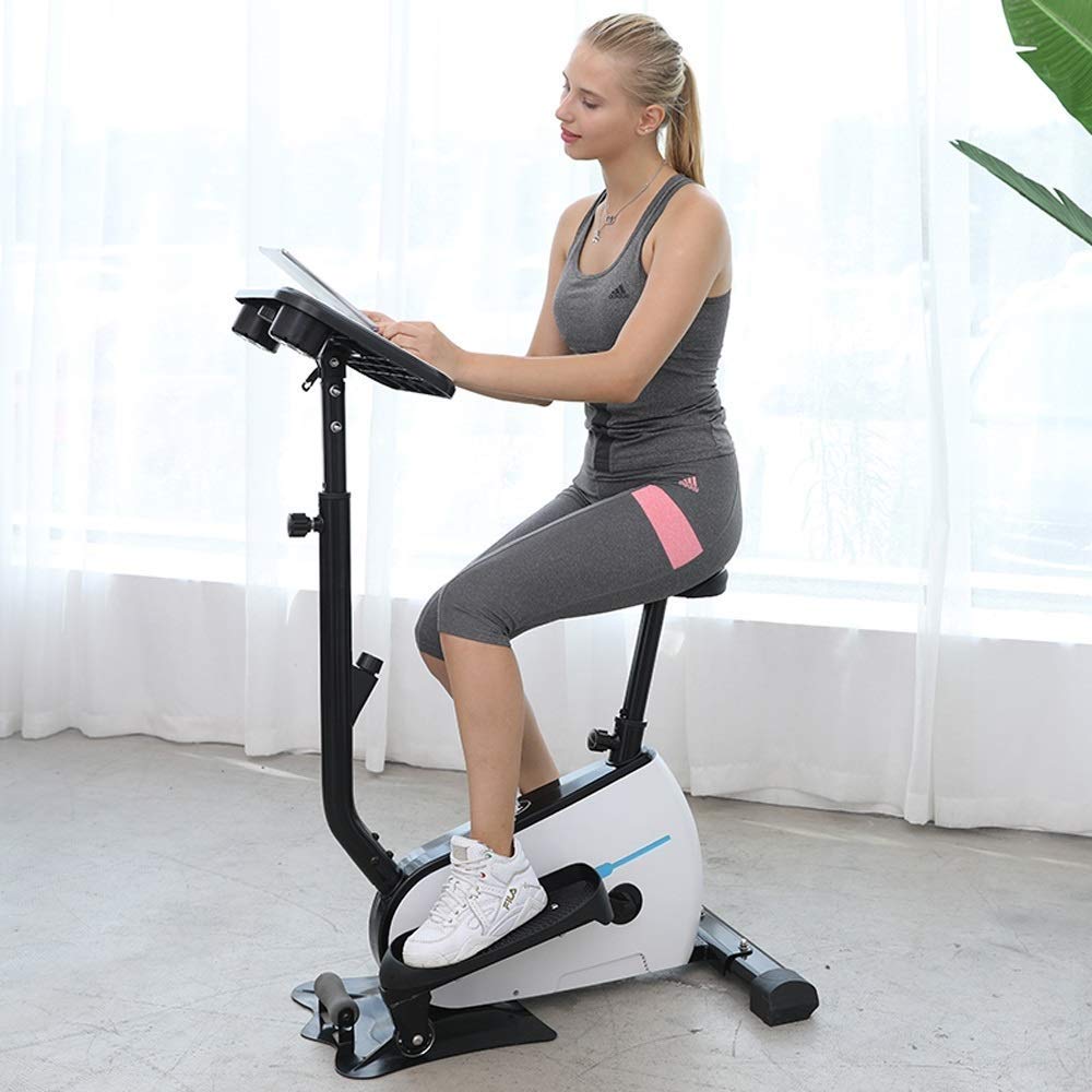 IWHBCBOIX Mini Stepper,Fitness Stair - Portable Adjustable Resistance, Exercise Machine with Bands & LCD Display and Comfortable Foot Pedals