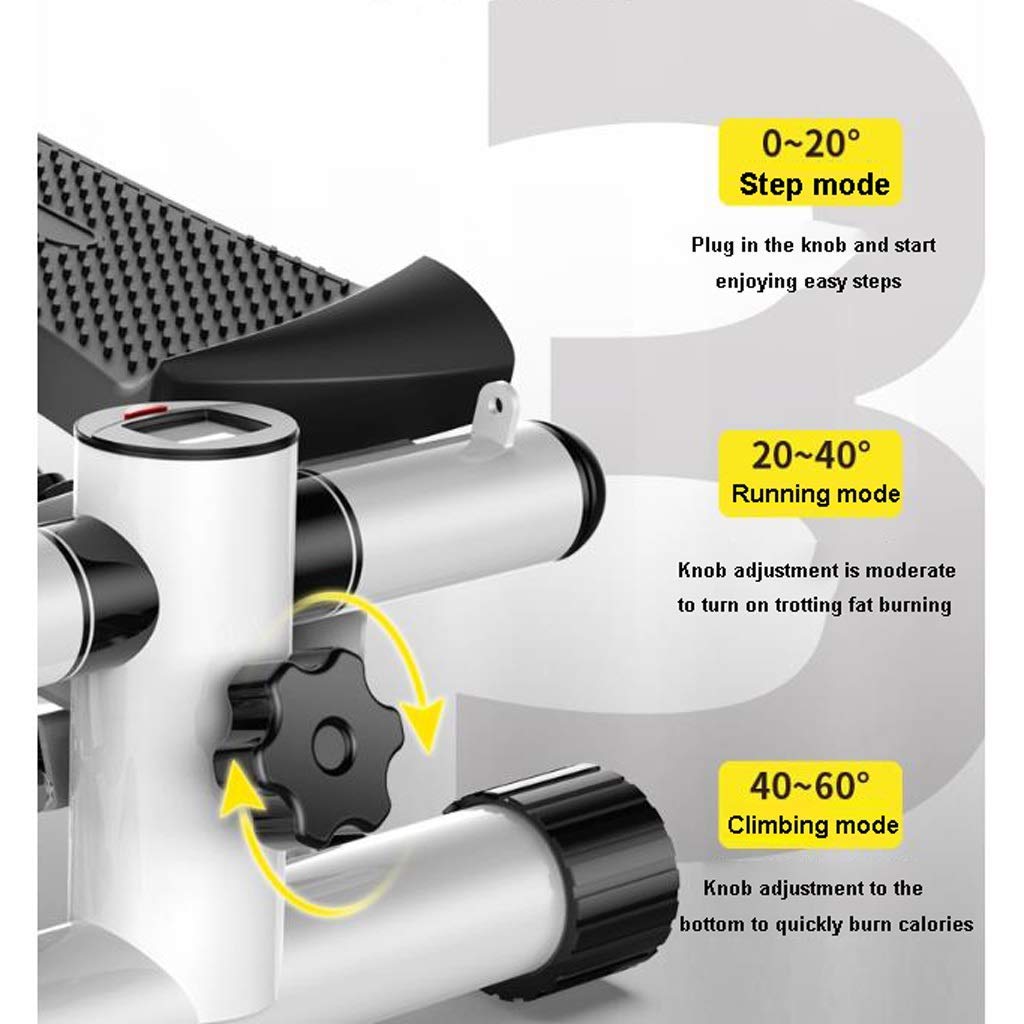Mini-Stepper Swing Stepper Climbing Stepper Home Female Step Machine Small Stair Stepper Exercise Equipment with Resista