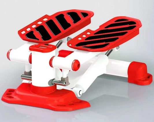 Stepper,Stepper Machine with Training Tapes Stepper Training Device with Adjustable Resi and Wireless Console Stair Stepper Exercise Stepper Machine Sunny Health Fitness (Red One Size)