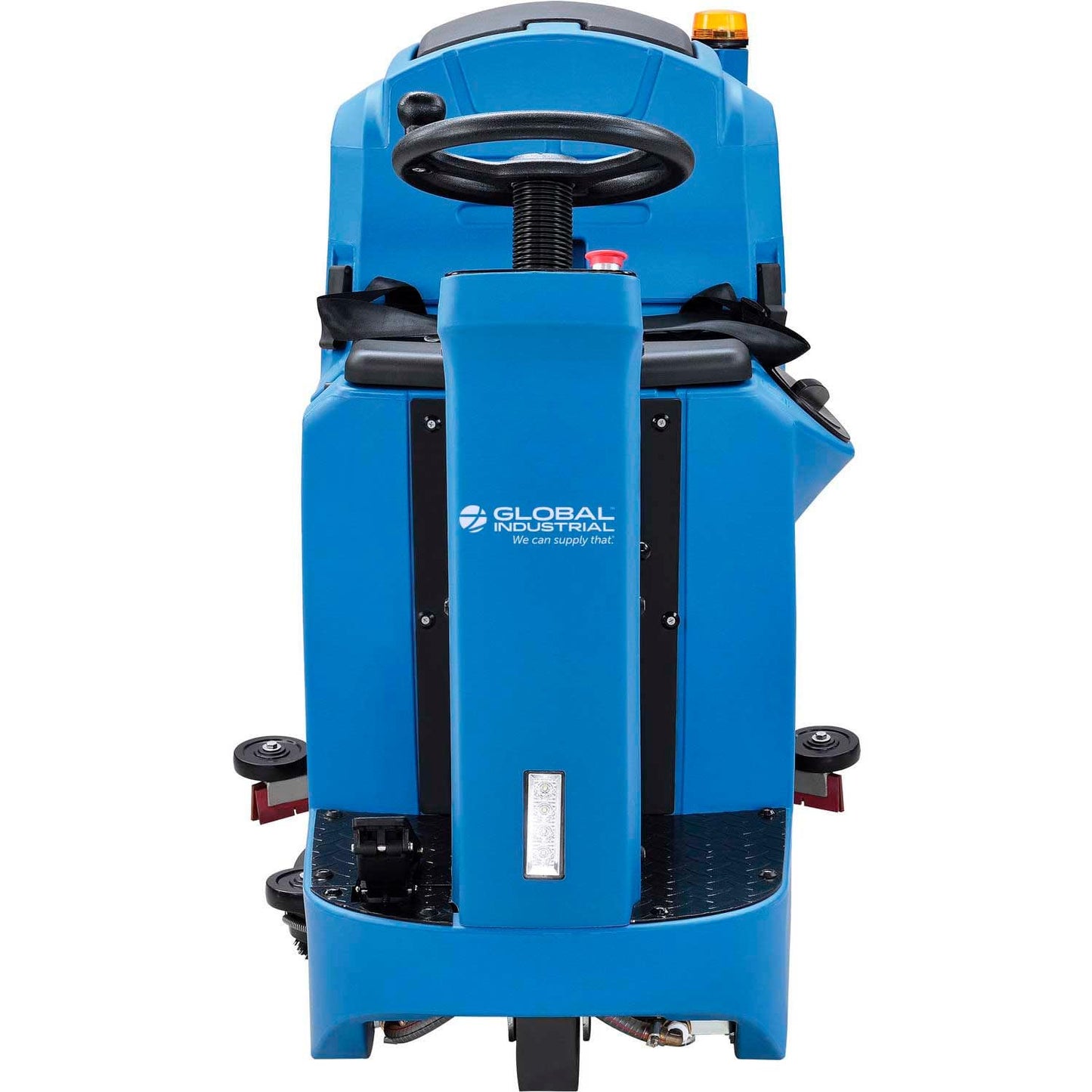 Global Industrial Automatic Ride-On Floor Scrubber with 22" Cleaning Path, (2) 12V 100Ah Batteries, 4.5 Hour Run Time, Industrial Commercial Floor Scrubber Machine