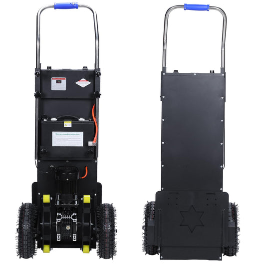 Generic Electric Stair Climbing Hand Trucks 1500W Motor Powered Stair Climber Dolly Cart 880lbs Capacity with Rope for Moving Warehouses Delivery Workers