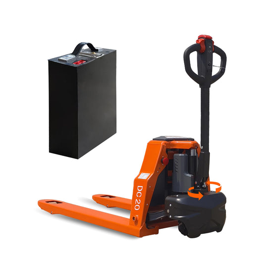 Fully Electric Pallet Jack，4,400lb Load Capacity, Battery-Powered Electric Pallet Lift Equipped with 48" x 27" Forks.for Warehouse Material handling，Includes an Extra Battery