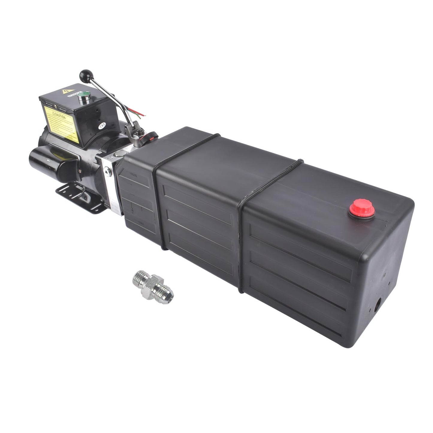3.7 Gallon Hydraulic Pump, 220V 3HP 2950 PSI Single-Acting Hydraulic Power Unit for 2 & 4 Post Car Lift Dump Trailer Car Lifting Mixizap