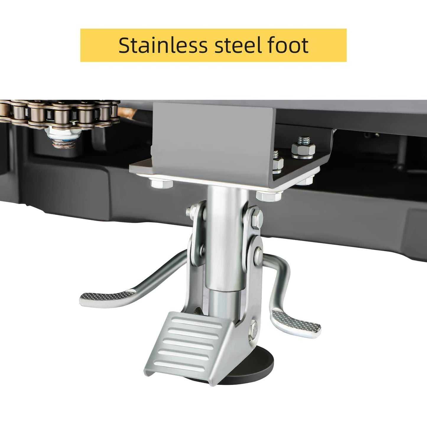 APOLLOLIFT Semi-Electric Pallet Stacker, 3300lbs Capacity Pallet Lift 118" Lifting Height with Straddle Legs and Adjustable Forks