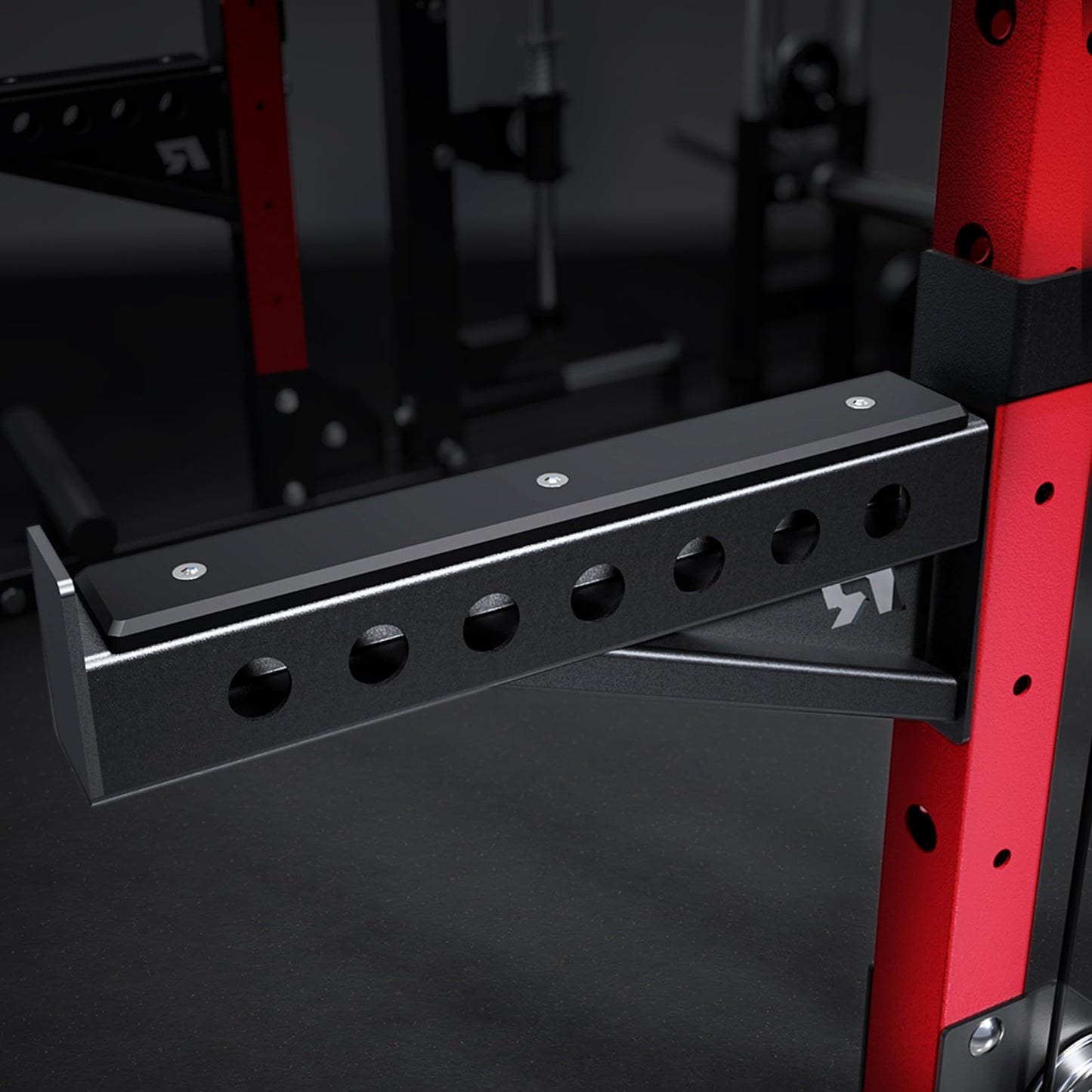 RitFit M2 Smith Machine with with Cable Crossover System, 3D Functional Trainer & Power Cage, 16 Adjustment Holes, 6 Storage Pegs for Full-Body Home Gym(M2 PRO-3D Red)