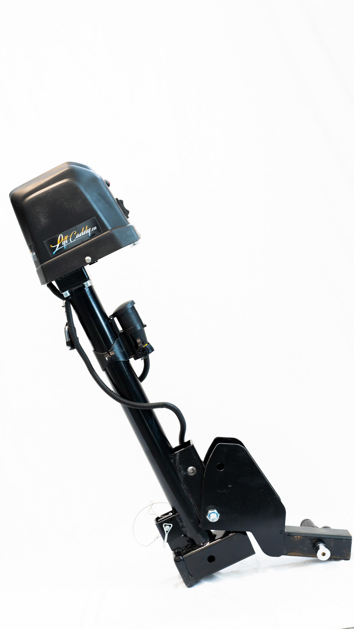 Lift Caddy Electric Bike Lift, Motorized Hitch Lift - Easily Load Heavy Ebikes and Scooters onto Your Tow Hitch Rack