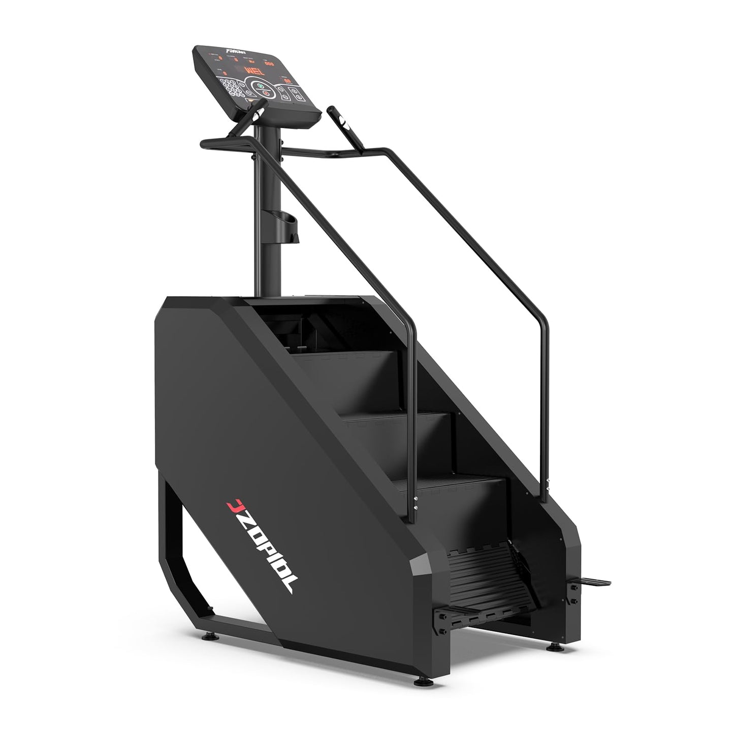 JZOPIDL Stair Stepper, Commercial Grade Stair Climber Machine with LED Screen and 12 Programs, for Cardio and Lower Body Workouts, 15-164 Steps/Minute (Black)