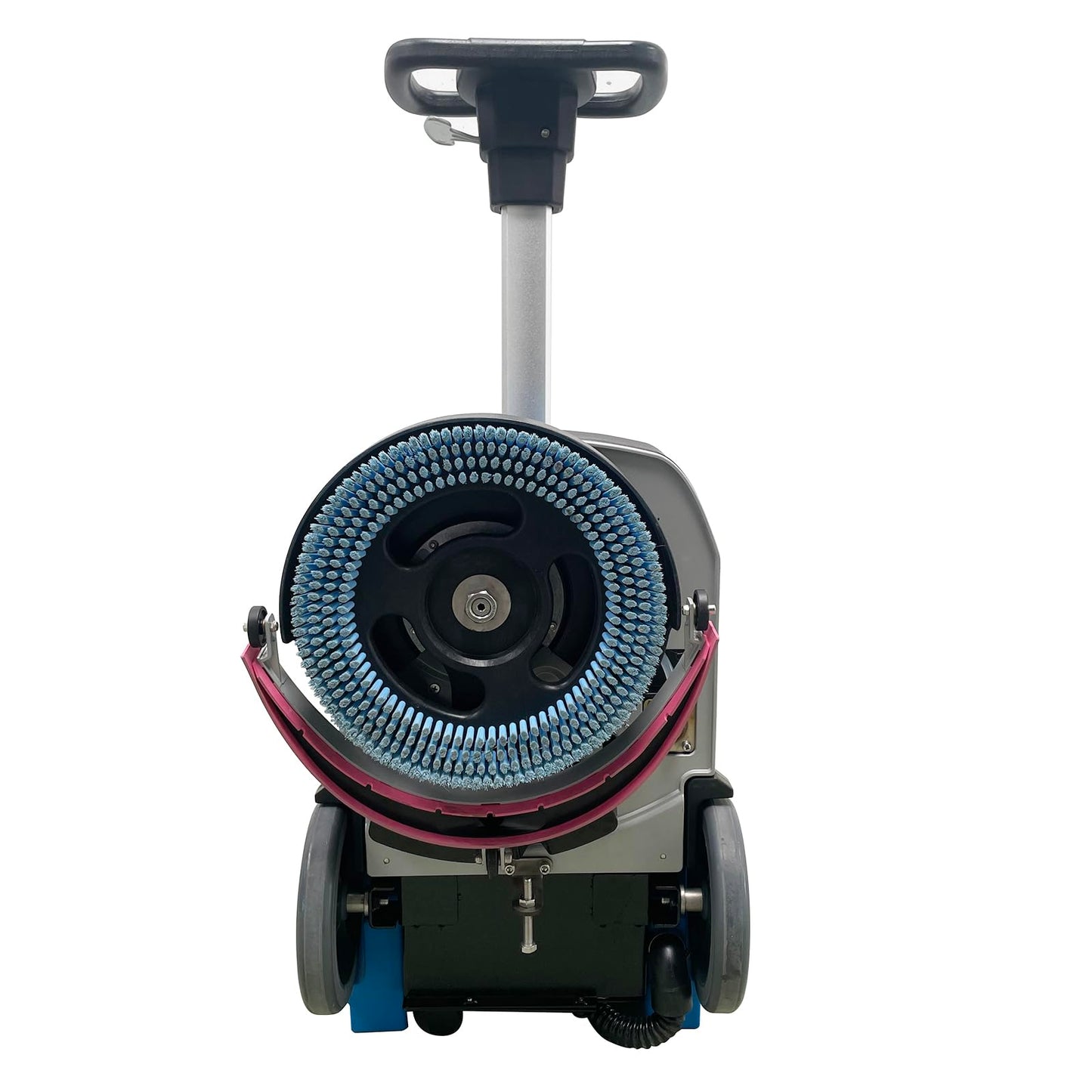 TORDXICS Portable Floor Scrubber Machine，Bidirectional 180 Degree Rotation Brush(Push Forward/Backward) ， Powerful 200W Motor ，for Large Areas Cleaning Works,Hotels,Office